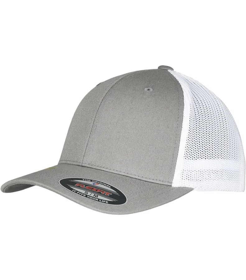Flexfit Trucker Recycled Mesh Grey/White