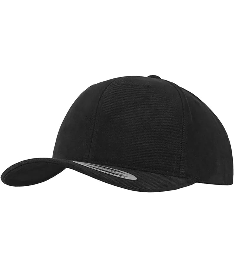 Brushed Cotton Twill Mid-Profile Black