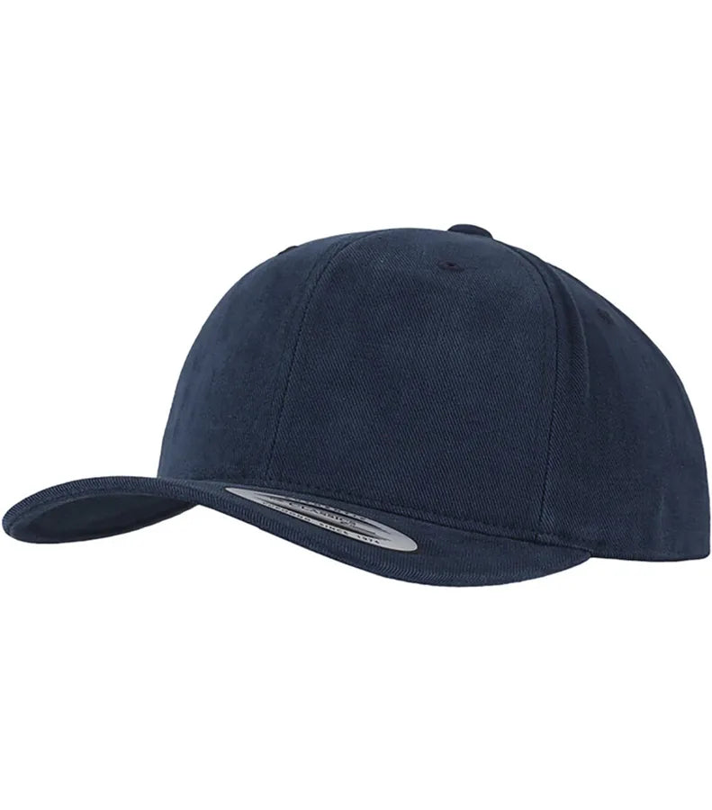 Brushed Cotton Twill Mid-Profile Navy