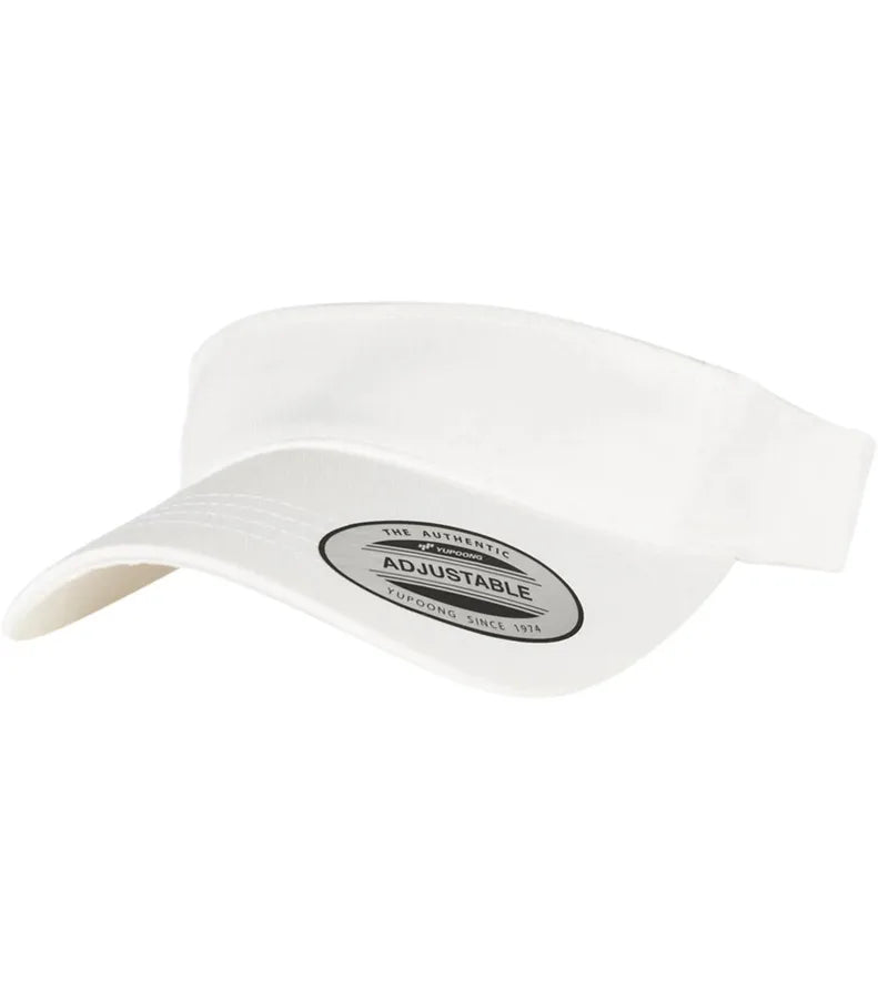 Curved Visor Cap White