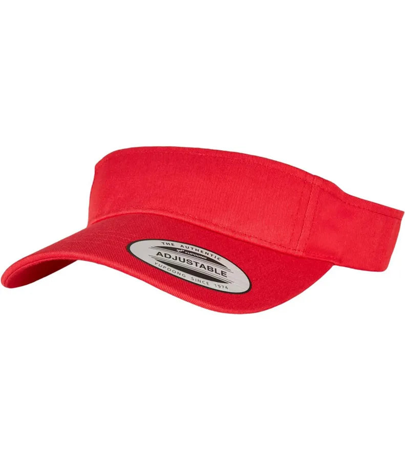 Curved Visor Cap Red
