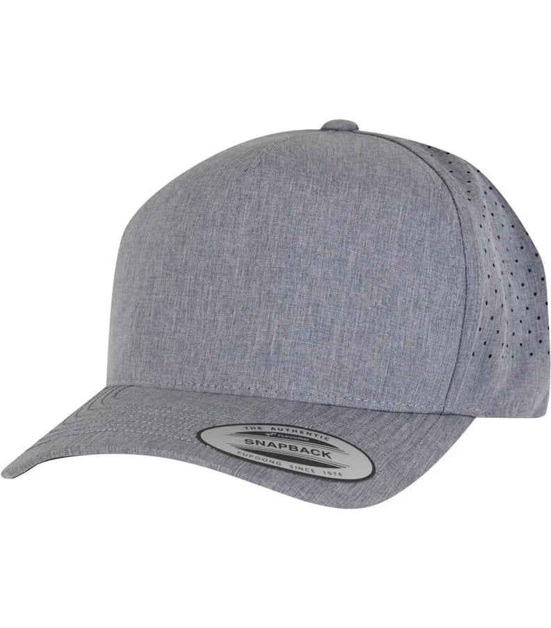 Classics 5 Panel Snapback HeatherGrey