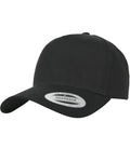 5-Panel Curved Classic Snapback Black