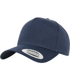 5-Panel Curved Classic Snapback Navy