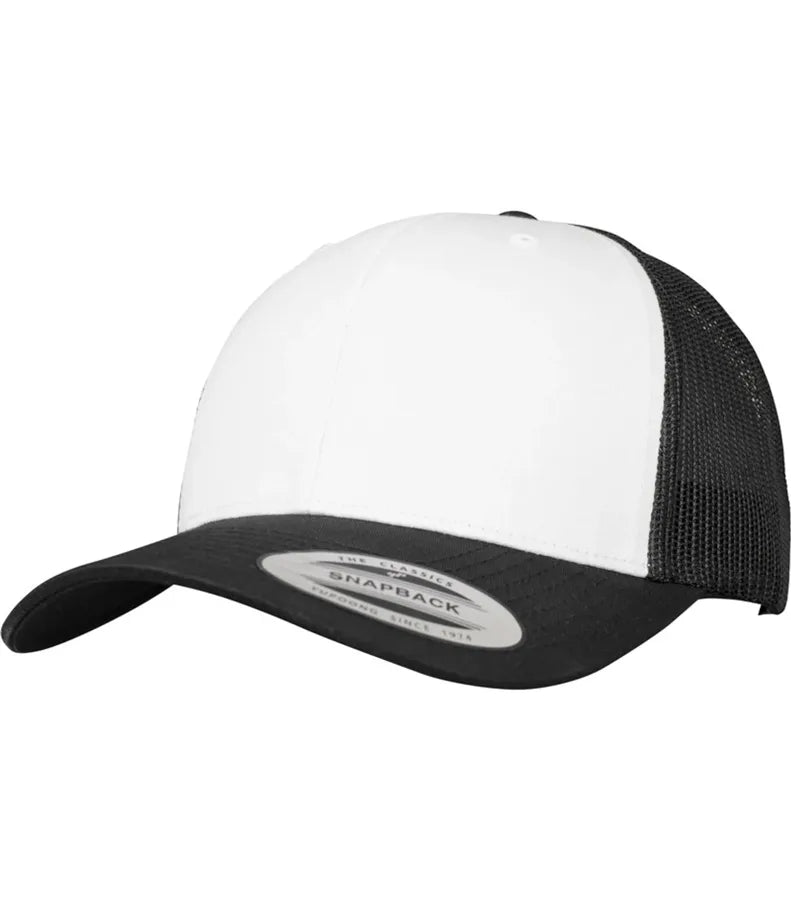 Retro Trucker Colored Front Black/White/Black