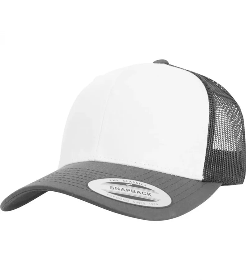 Retro Trucker Colored Front DkGrey/White/DkGrey