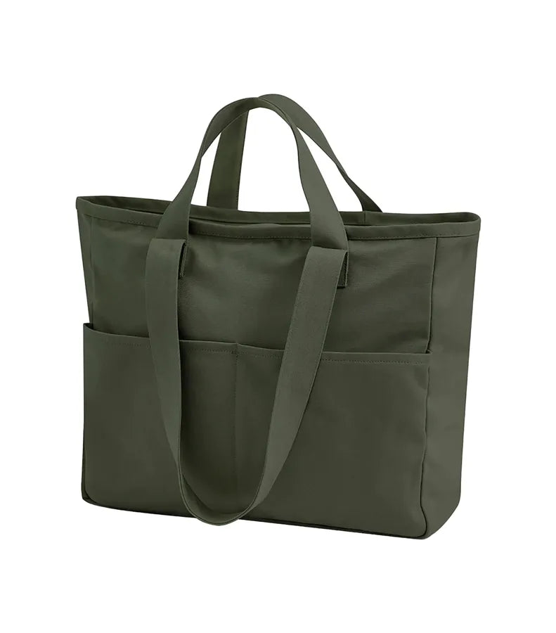 Double Handle Cargo Pocket Bag OliveGreen