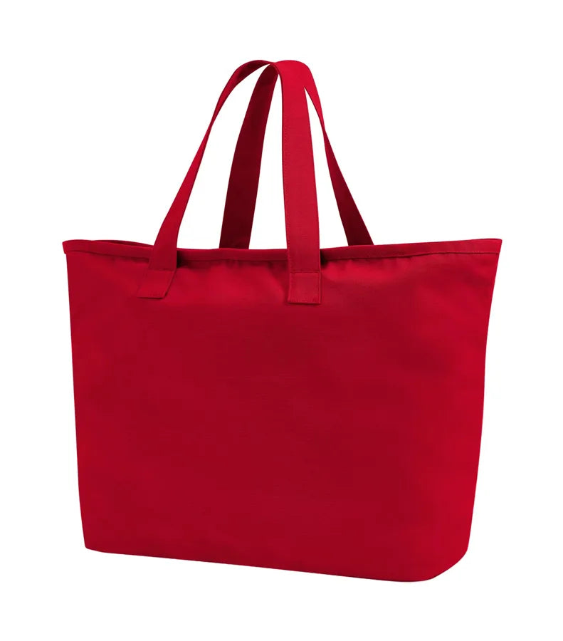 Oversized Heavy Duty Canvas Bag ScarletRed