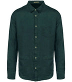 Men's Linen Shirt AmazonGreen