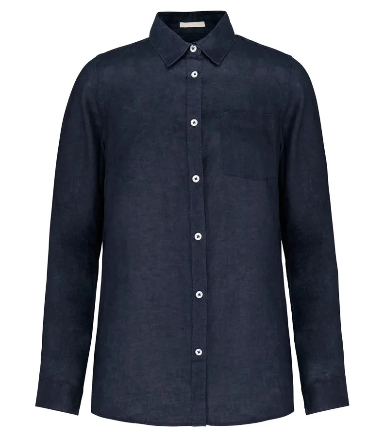 Men's Linen Shirt NavyBlue