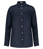 Men's Linen Shirt NavyBlue