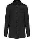 Ladies' Linen shirt Black