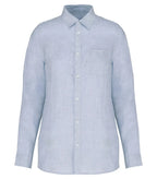 Ladies' Linen shirt LinenBlue