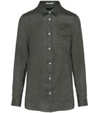 Ladies' Linen shirt OrganicKhaki