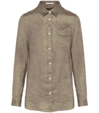 Ladies' Linen shirt CreamCoffee