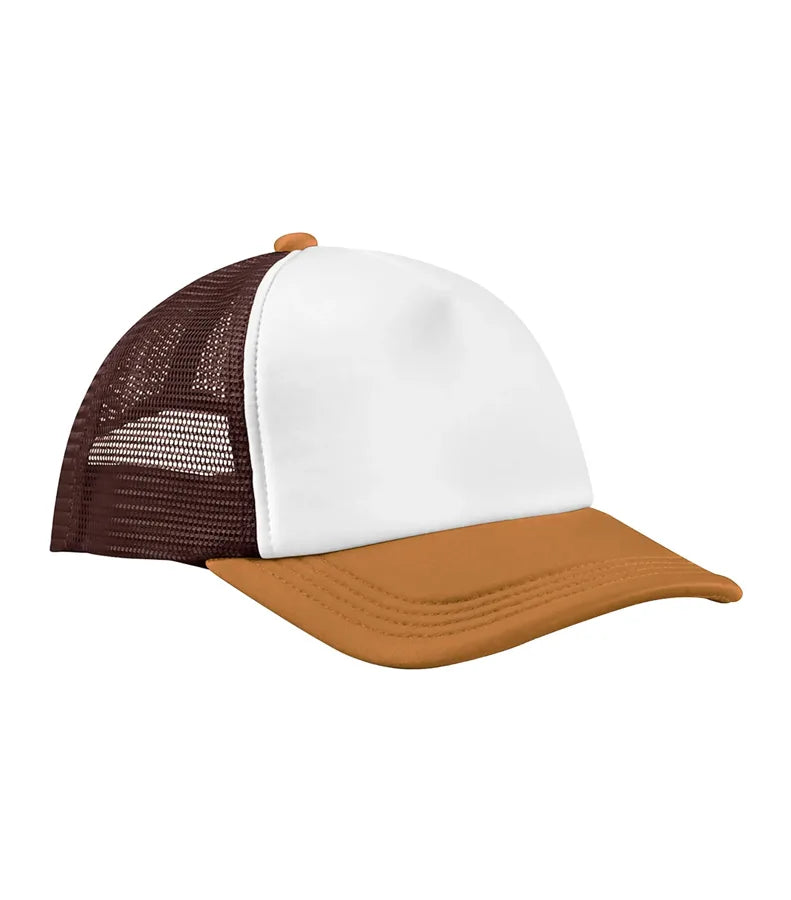 Retro 5 Panel Trucker Chocolate/DarkAmber