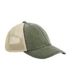 6 Panel Vintage Trucker VintageOlive/Stone