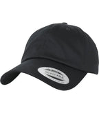 Low Profile Organic Cotton Cap Black