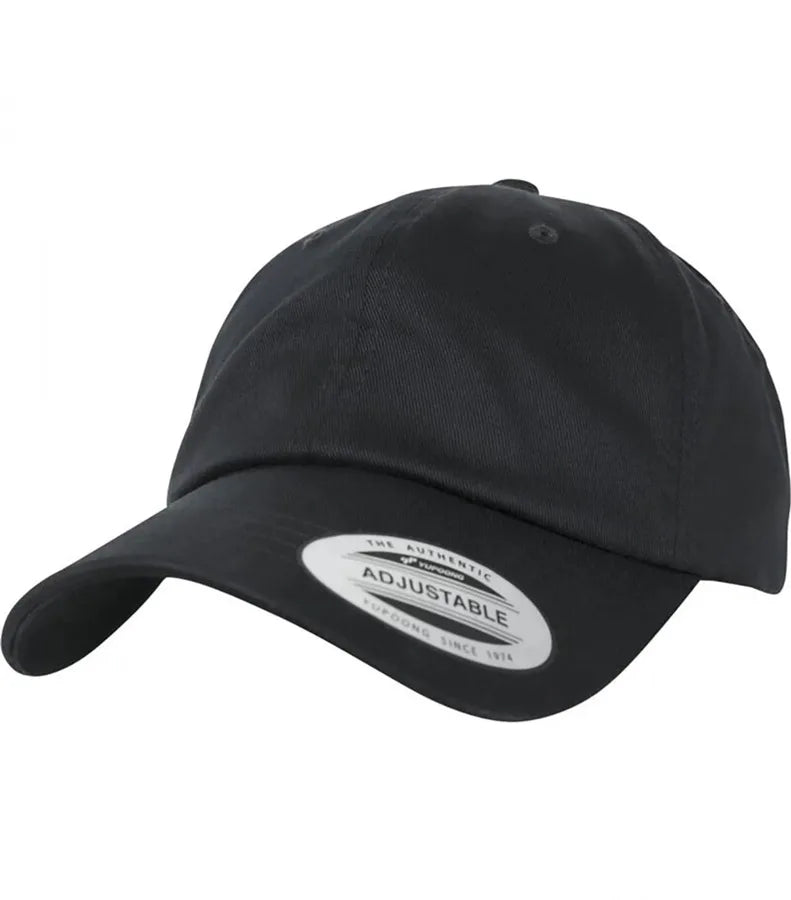 Low Profile Organic Cotton Cap Black