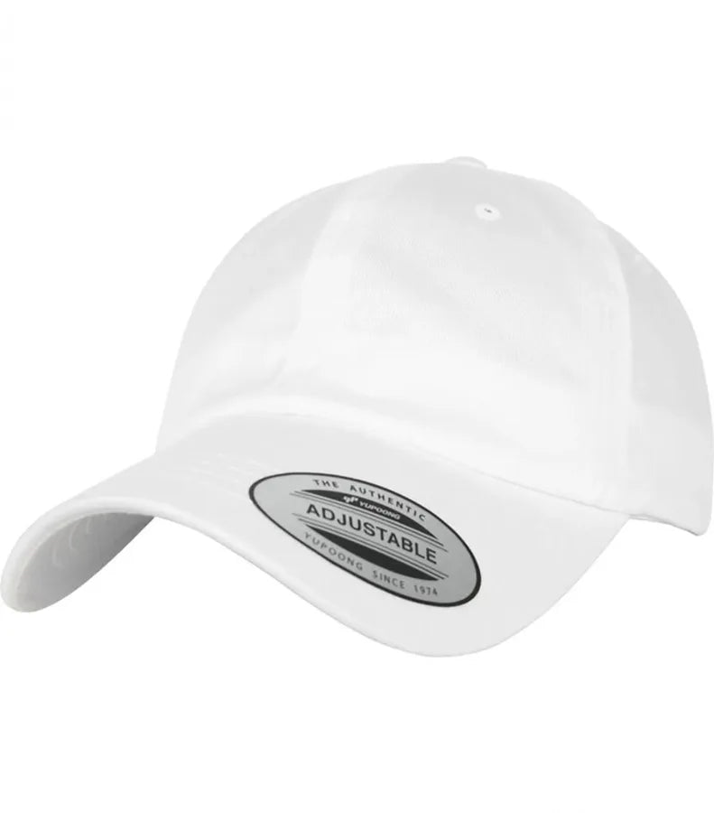 Low Profile Organic Cotton Cap White