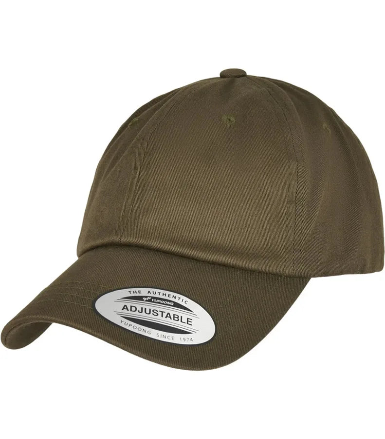 Low Profile Organic Cotton Cap BurntOlive