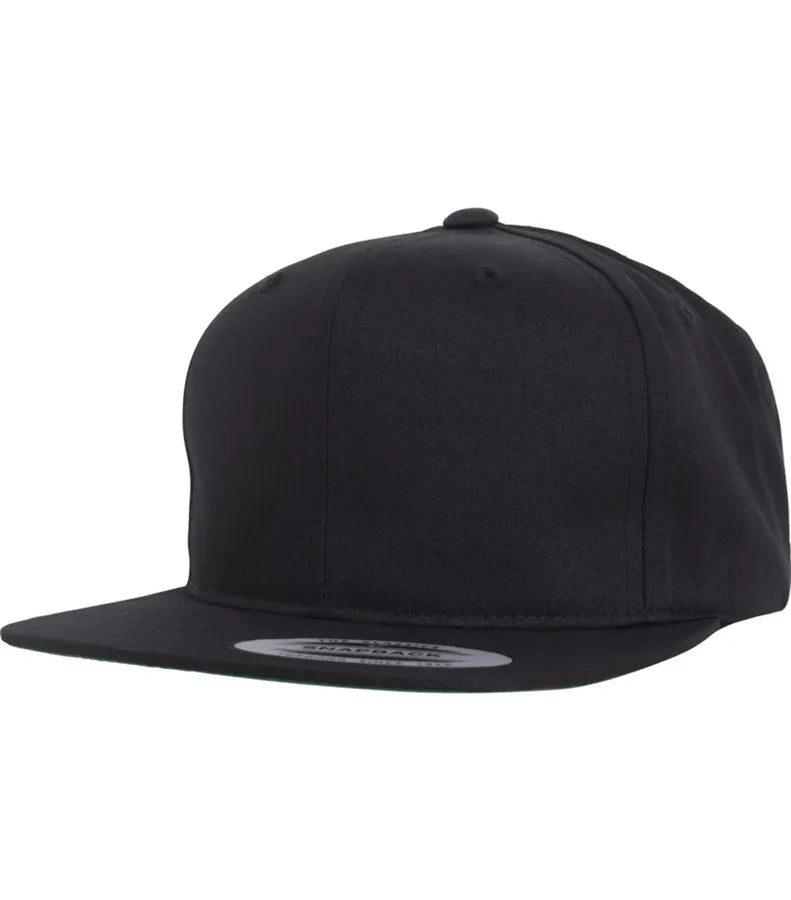 Pro-Style Twill Snapback Youth Cap Black