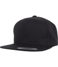 Pro-Style Twill Snapback Youth Cap Black