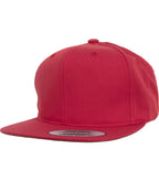 Pro-Style Twill Snapback Youth Cap Red