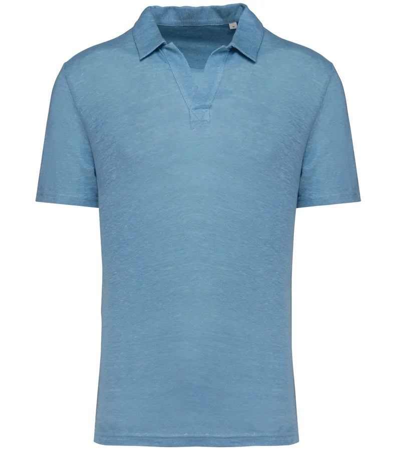 Men’s Linen Polo Shirt CoolBlue