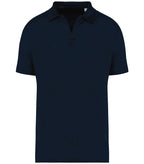 Men’s Linen Polo Shirt NavyBlue