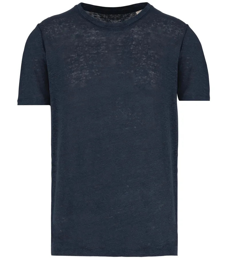 Men's Linen T-shirt NavyBlue