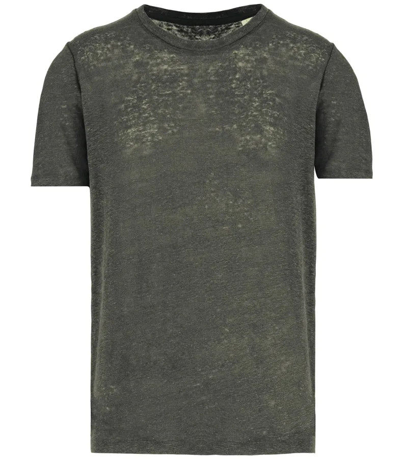 Men's Linen T-shirt OrganicKhaki