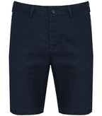 Men's Linen Bermuda NavyBlue