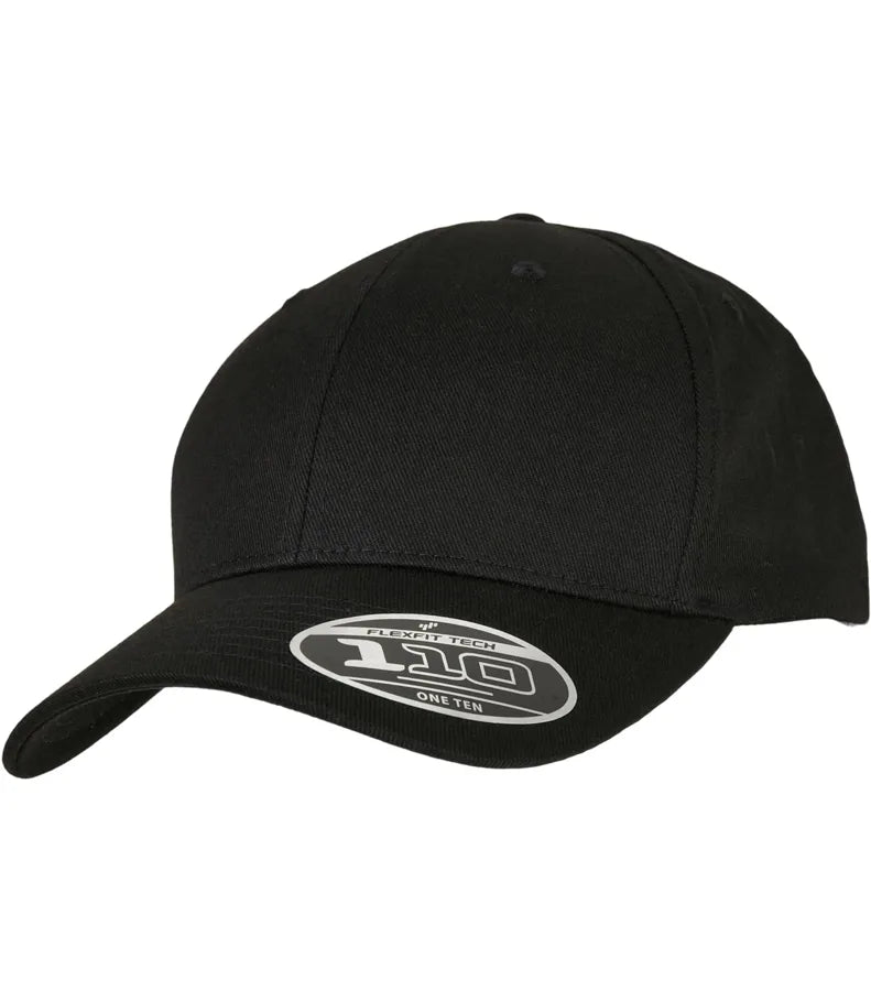 Flexfit 110 Curved Visor Snapback Black