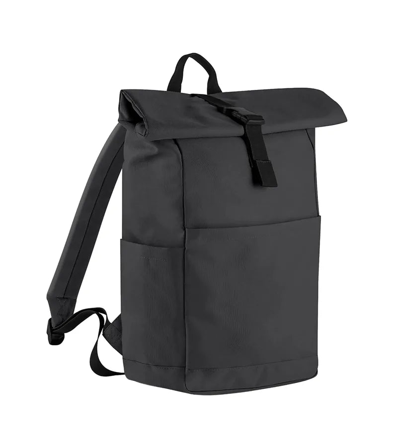 Premium Recycled Roll Top Backpack GraphiteGrey