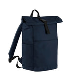 Premium Recycled Roll Top Backpack Navy