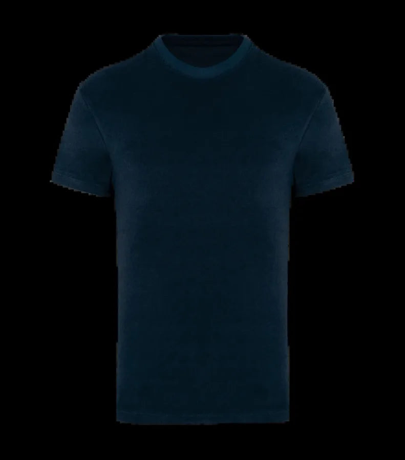 Men's Eco-Friendly Terry Towel T-shirt NavyBlue