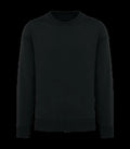 Eco-Friendly Unisex Oversized Round Neck Sweat Black