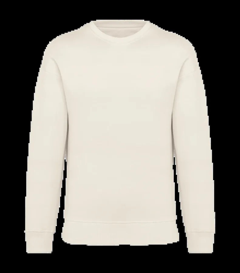 Eco-Friendly Unisex Oversized Round Neck Sweat Ivory