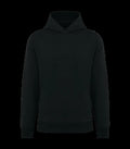 Eco-Friendly Unisex Oversized Hooded Sweat Black
