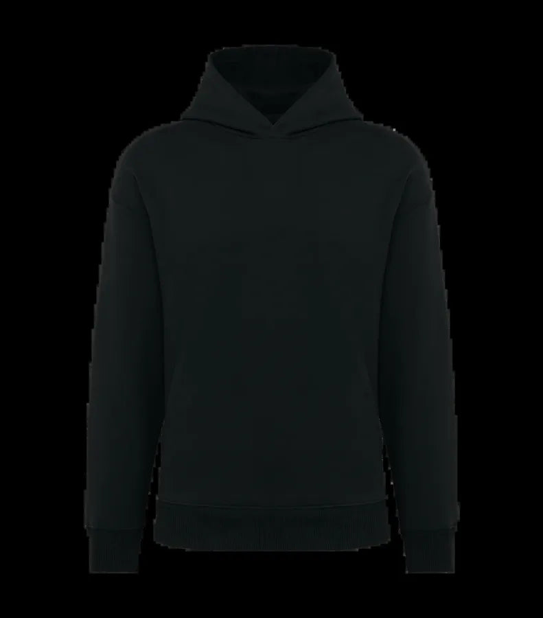Eco-Friendly Unisex Oversized Hooded Sweat Black