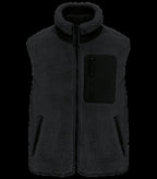 Unisex Eco-Friendly Sherpa Bodywarmer Black