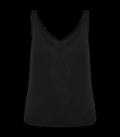 Ladies' Linen Tank Top Black