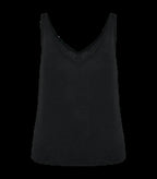 Ladies' Linen Tank Top Black