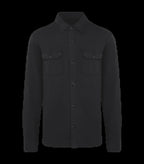 EcoFriendly Men's Wash Effect Brushed Fleece Over WashedBlack
