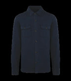 EcoFriendly Men's Wash Effect Brushed Fleece Over WashedNavyBlue