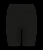 Eco-Friendly Ladie's Rib Shorts Black
