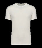 Eco-Friendly Unisex Organic Cotton and Linen T-shirt Ivory