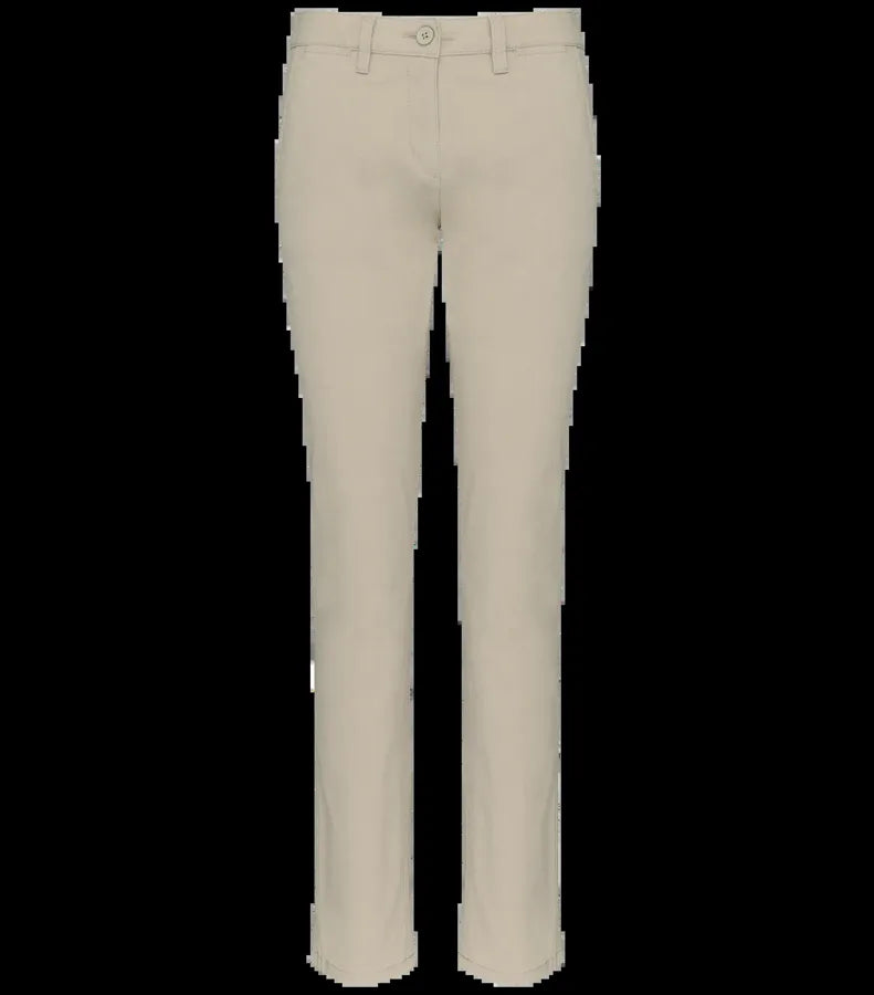 Ladies' Chino Trousers Beige