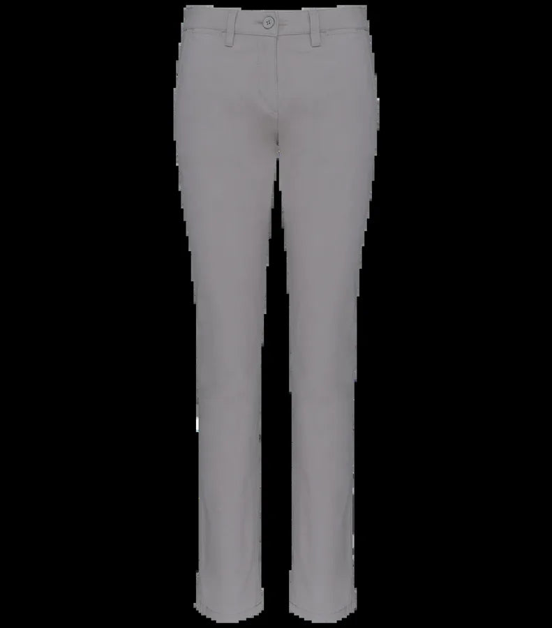 Ladies' Chino Trousers FineGrey